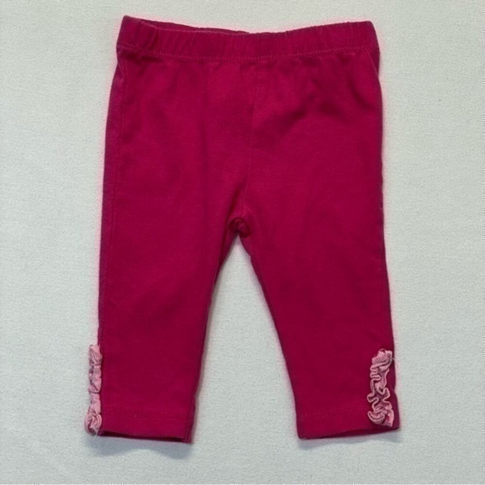 Buster Brown Pink Ruffle Leggings Baby Size 3-6 Months